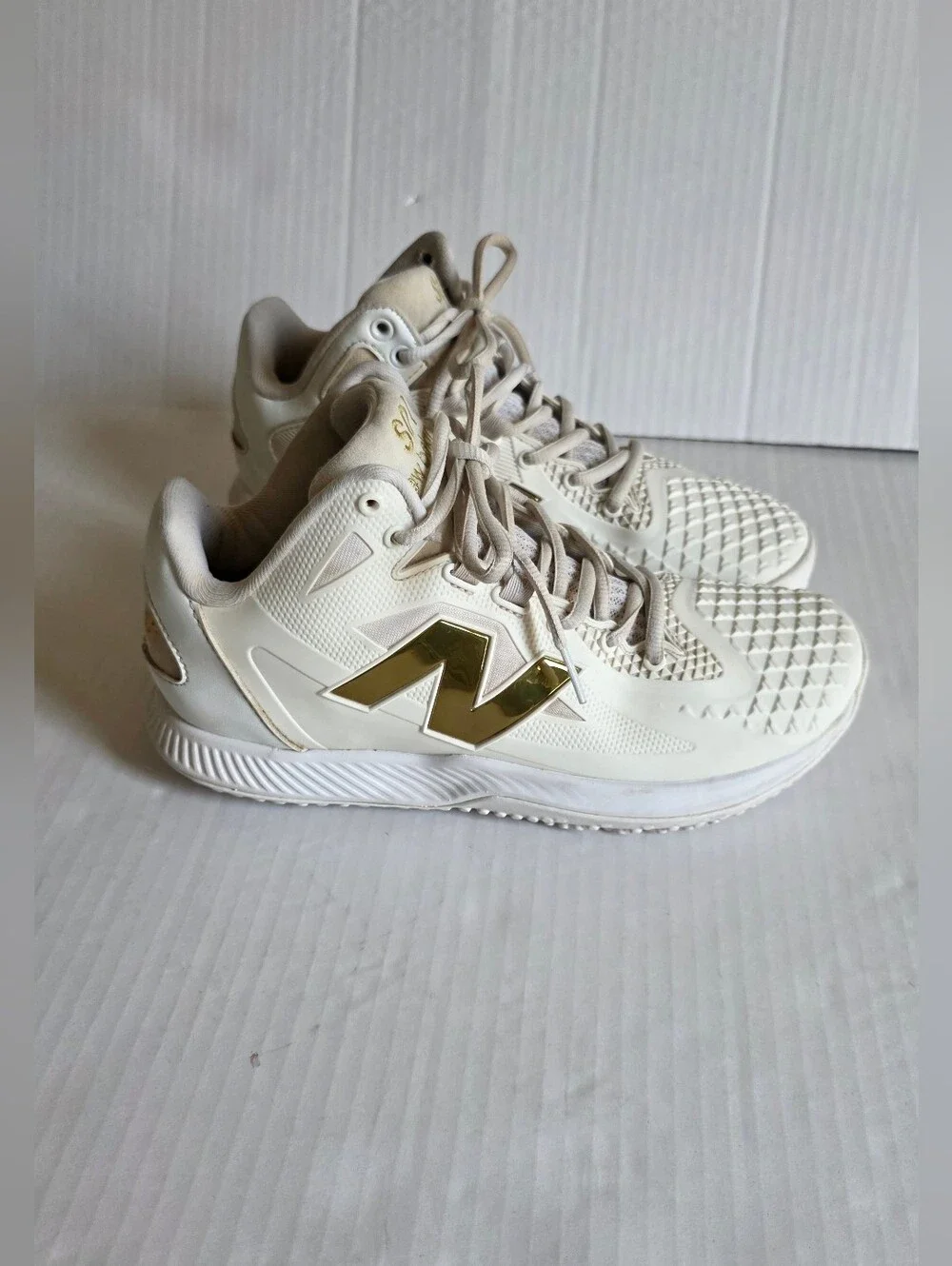 New Balance FuelCell Ohtani 1 Trainer White Men's 7.5 Sneakers Baseball Shoes